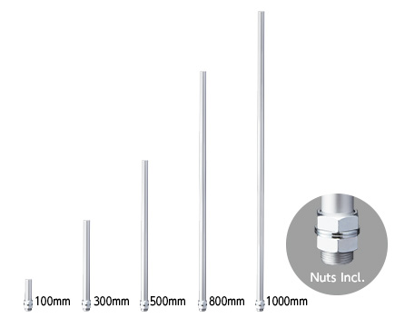 Tube (fileté) POLE22-T