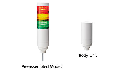 Tour de signalisation DEL 60 mm avec connecteur M12 LR6-WC