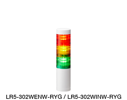Colonne Lumineuse Ø50 (Communication Ethernet / EtherNet/IP) Série LR5-LAN