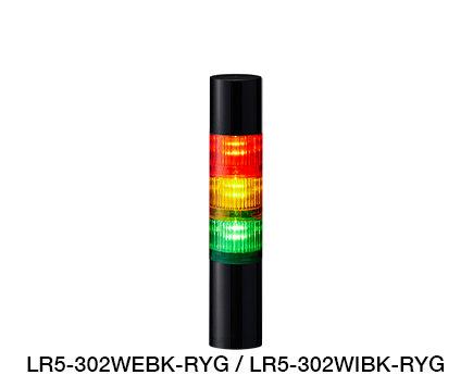 Colonne Lumineuse Ø50 (Communication Ethernet / EtherNet/IP) Série LR5-LAN