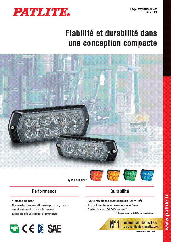 Feux d'avertissement LPT<br> 