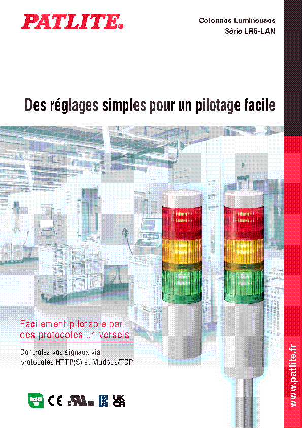 Colonne lumineuse<br>LR5-LAN