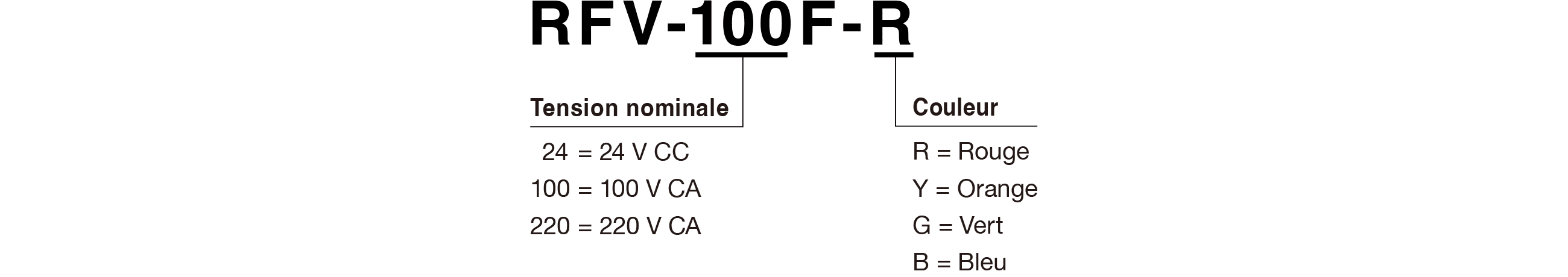 Code du modèle