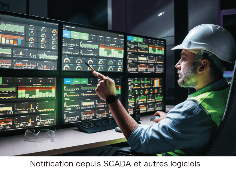 Notification depuis SCADA et autres logiciels
